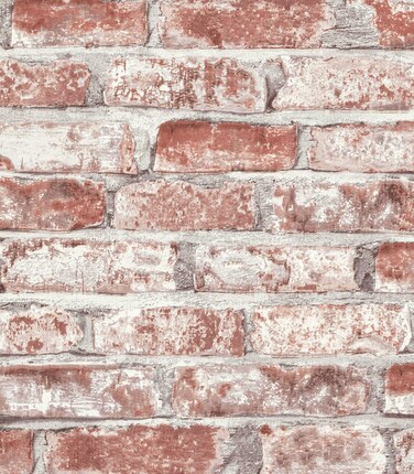 Sevalo Red Brick Wallpaper Peel and Stick Contact Paper for Walls 3D Faux Brick Wall Paper for Bedroom Self-Adhesive Removable Paper for Kitchen Backsplash Dorm Room Fireplace Accent 17.3inW 78.7inL
