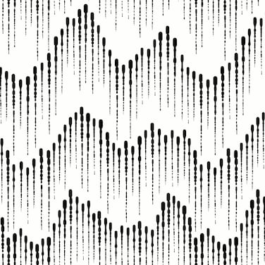 HeloHo Peel and Stick Wallpaper Stripe Black and White Wall Paper Removable Waterproof Self Adhesive Contact Paper for Bathroom Bedroom Living Room Decor 16.1" X 394