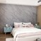 3yecao 16"354" Faux 3D Dark Grey Concrete Wallpaper Peel and Stick Thick Dark Gray Concrete Contact Paper Matte Textured Removable Cement Wallpaper Stickers for Bedroom Bathroom Basement Gym Walls