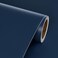 Livelynine 24x394 Blue Peel and Stick Wallpaper for Bathroom Dark Navy Blue Contact Paper for Cabinets Countertops Waterproof Kitchen Cabinet Covers Removable Wall Paper for Renters Furniture Vinyl