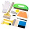 FOSHIO Professional Wallpaper Tools Kit, Including Wallpaper Smoothing Brush, Seam Roller, Paste Brush, Wallpaper Smoothing Tool, Wallpaper Scraper, Vinyl Wrap Gloves, Mesureing Tape, Exacto Knife