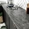 Light Black Marble Contact Paper for Countertops Peel and Stick Wallpaper for Kitchen Bathroom 24''x118'' Self Adhesive Removable Wall Paper for Drawers Shelf Vinyl Waterproof Stick Paper Sticker
