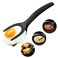 1 Pcs Egg Flipper 2 in 1 Grip and Flip Spatula Black Tongs Fried Egg Spatula Non-stick Kitchen Flipper Spatula Tongs for Flipping Pancake Fish French Toast Omelet Making for Home Cooking Tool