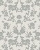 HomKihapai Peel and Stick Wallpaper Gray Floral Wallpaper Self Adhesive Wallpaper Removable Boho Wallpaper for Bathroom Cabinets Decor (Modern, 17.7in x 6.6ft)