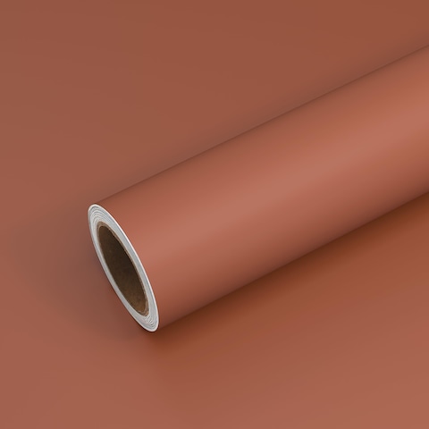 VEELIKE Burnt Orange Wallpaper Stick and Peel Orange Contact Paper for Walls Cabinets 15.7&#39;&#39;x354&#39;&#39; Removable Orange Peel and Stick Wallpaper Boho Self Adhesive Vinyl Wallpaper for Bedroom Bathroom