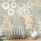 Kitico Peel and Stick Wallpaper Boho Wallpaper Removable Wallpaper Peel and Stick Wallpaper 78.7 inx16.1 in Floral Contact Paper Self-Adhesive Wallpaper for Bedroom Cabinets Decor Vinyl Roll