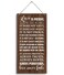 1 Corinthians 13:4-8-Love is Patient Love is kind Inspirational Quote Wood Decor Sign, Bible Verses Decor Signs, Hanging Printed Wooden Plaque Decor, Home D&Atilde;&copy;cor Sign, Christian Gift 12x 6inch