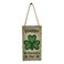 BinaryABC St.Patrick's Day Wooden Sign Plaque Door Wall Hanging Decorations (20.3x10.8x0.5cm)