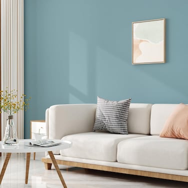 WESTICK Matte Blue Wallpaper Self Adhesive Pure Blue Contact Paper Temporary Peel and Stick Wallpaper for Bathroom Girls Bedroom Accent Walls Living Room Cabinets Renter Friendly Wallpaper 15.8"x78