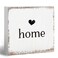 ANIANG Home Sign, Home Signs for Home Decor, Welcome Home Sign, Rustic Farmhouse Desk Decor, Sweet Home Wood Block Box Sign Plaque for Living Room Home Wall Shelf Decor, Housewarming Gifts