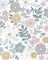 Rugreat Modern Floral Peel and Stick Wallpaper Boho Flower Leaf Contact Paper for Cabinets and Drawers Self Adhesive Removable Wallpaper for Bedroom Bathroom Waterproof Multicolor 78.8inL 17.3inW