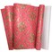 MyFun 11Yards Luxury Red-Gold Floral Damask Wallpaper Peel and Stick, Vintage Removable Contact Wall Paper Decals for Living Room Furniture, 48.4 Square ft 32.8ft x17.7Inch