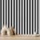 weiseni Peel and Stick Wallpaper Contact Paper White and Black Wood Grain Slat Panels Countertops Modern Removable Renter Apartment Friendly Self Adhesive 3D Easy Vinyl Wrap 118" x 17.7