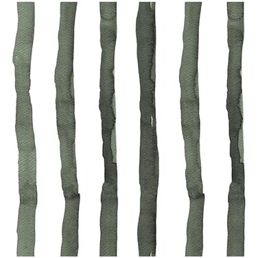 HAOKHOME Stripe Wallpaper Peel and Stick Modern Removable Dark Green/White Vinyl Self Stick on Contact Paper 17.7in x 9.8ft