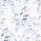 HeloHo Peel and Stick Wallpaper 15.35" X 787" Green Blue Leaf Floral Wall Paper Self Adhesive Removable Waterproof Contact Paper for Bathroom Living Room Bedroom Decor