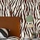 Fiula Zebra Peel and Stick Wallpaper Black and White Wallpaper 78.7 "x16.1" Zebra Contact Paper for Bedroom Waterproof Removable Shelf Liner Decal Vinyl Roll