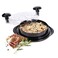Pro Chicken Shredder Transparent Lid with Ergonomic Handle Visible Chicken Breast Shredder Tool, Dishwasher Safe Cleaning Brush - Meat Shredder Machine