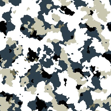 ReWallpaper 17.5in&Atilde;&mdash;23ft Camo Peel and Stick Wallpaper Boys Room Wallpaper Navy Blue/White Camouflage Vinyl Contact Paper Army Camo Self Adhesive Wallpaper for Bathroom Kids Teens Bedroom Wall Paper