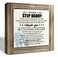 Step Daddy Gift Wood Plaque Sign, Thank You for Everything, Box Wood Plaques Desk D&Atilde;&copy;cor, Appreciation Gift for Bonus Dad, Affectionate Step Dad Gift, Bonus Dad Poem Wood Plaque for Father&acirc;&euro;&trade;s Day