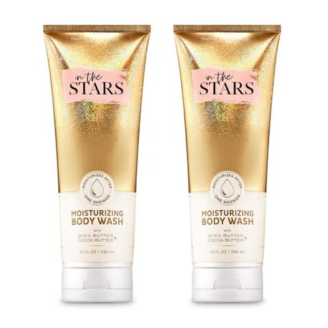 Bath and Body Works Gift Set of 2 - 10 Ounce Moisturizing Body Wash - (In The Stars)