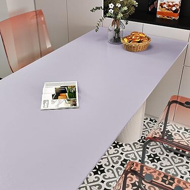Skyblur Lavender Purple Peel and Stick Contact Paper for Countertops 118"x24" Self Adhesive Light Purple Wall Paper Pull and Stick Removable Textured Wallpaper Bedroom Walls Cabinets Vinyl Shelf Liner