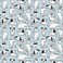 CRE8TIVE 24"x118" Small Dog Wallpaper Cute Kids Peel and Stick Wallpaper Blue White Puppy Animal Wall Mural Self Adhesive Removable Wallpaper Decorative Blue Contact Paper for Boys Girls Nursery Room