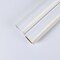 CHIHUT 17.7&quot;x236&quot; Bright White Textured Metallic Peel and Stick Wallpaper Self Adhesive Brushed Metal Look Wallpaper Removable Stainless Steel Contact Paper for Appliances Kitchen Backsplash Fridge