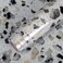 AbaBoorty 400"X15.8" Grey Terrazzo Countertop Contact Paper Waterproof Self Adhesive Granite Wallpaper Marble Self Adhesive Vinyl Wallpaper Covers Kitchen Bathroom Countertops Closet Wall