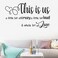 Wall Stickers, Wall Decorations for Living Room Family Inspirational Quote Decal DIY Art Mural Decor for Home Decoration Bedroom Living Room (Home-1-H)