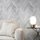 Ismoon 15.6" x 118" White Herringbone Wood Boards Peel and Stick Wallpaper White Gray Wood Contact Paper Vinyl Self-Adhesive Removable Wallpaper for Rooms Kitchen Countertop Cabinet Wall Decoration