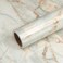 VEELIKE Wide Peel and Stick Countertops for Kitchen Waterproof Blue Gold Marble Contact Paper 32''x118'' Glossy Marble Countertop Vinyl Wrap Self Adhesive Granite Wallpaper for Bathroom Cabinets Walls