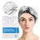 Shower Cap Disposable 100 PCS Large Plastic Hair Caps for Women Men Reusable Waterproof Hair Treatment Bath Cap for Long Hair Travel Essentials