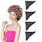 4-Piece Hair Net for Rollers, Triangular Mesh Women&#39;s Hair Net for Salon Styling, Sleep Styling, Fixed Hairstyle,Hair Protection (Approx. 35.5 * 35.5 * 57 Inches)