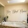 BATTOO Bathroom Wall Art - Bathroom Wall Decal - Relax Refresh Renew - spa Wall Decal - Bath Wall Decal - Bathroom Decor - Bathroom Wall Sticker(Dark Brown, 22" WX4 H)