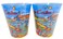 Westmon Works Cuba Souvenir Shot Glass Set Cuban Glasses Featuring Havana at Sunset, Pack of 2