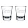 Set of 2 Shot Glasses 1.75oz Shot Glass Because Comp Season Dance Teacher Mom Cheer Coach