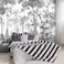 YIHWM -Grey Jungle Botanical Animal Banana Leaf Fabric Wallpaper Living Room Tropical Plant Forest Leaf Wallpaper Bedroom Bathroom Wall Mural- 91"x65"&iuml;&frac14;&circ; not Peel and Stick&iuml;&frac14;&permil;