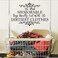Laundry Room Sign The Most Memorable Days End with The Dirtiest Clothes-Wall Decal Quotes Vinyl Art Sticker Laundry Decor(25.5"X15.5")