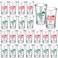 Ziliny 24 Pcs Christmas Shot Glasses Funny Novelty Glass Set 1.2 oz Clear Green Red Glasses Acrylic Drinkware for Xmas Holiday Gift Liquor Game Party Supplies Decors
