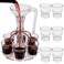 Shot Dispenser   Comes With 6 Acrylic Shot Glasses   Pours 6 Shots at Once   Great for Parties, Pre-games, Drinking Games   Easily Serve Liquor With Shot Glass Dispenser   Makes a Great Gift!