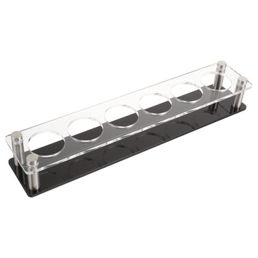 Shot Glass Holder Rack Acrylic Flight Board Base Shot Serving Tray for Whiskey Brandy Vodka Cocktail Soju Shot Glass Bar Nightclub Glasses Organizer