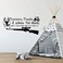 BATTOO Tractors, Trucks White Tail Bucks - Little Boys are Made of - Deer Tracks Boys Hunting Wall Decals Children Wall Decal Vinyl Art - Nursery Wall Vinyl Decal Vinyl(Black, 22" WX13 H)