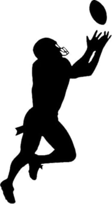 Creative Signs N Designs Football Player Large Vinyl Decal- Boys Bedroom Decor