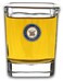 Indiana Metal Craft US NAVY Shot Glass with Die Struck Enamel Emblem MADE IN USA