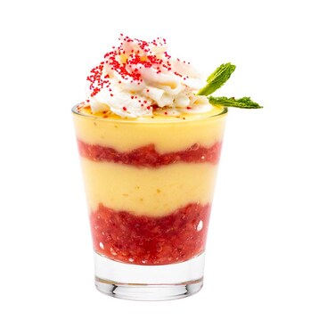 Restaurantware 3 Ounce Appetizer Shot Glasses 6 Fine-Blown Dessert Shot Glasses - Round Serve Shots Or Tasting Samples Clear Glass Dessert Cups Heavy Base For Parties or Weddings