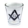 Square &amp; Compass Masonic Shot Glass