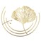 NOLITOY Iron Gold Leaf Wall Hanging, Monstera Leaf Wall Ornaments Gold Wall Decoration for Bedroom Livingroom Office Decor