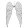 K KILIPES Metal Angel Wing Wall Decor Rustic Romantic Angel Wings Home Decor Wall Sculptures Hangings Metal Wall Art for Living Room Bedroom Valentine's Day Home Decor