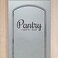 BATTOO Pantry Decal - Pantry Door Decal - Pantry Wall Decal - Kitchen Decor - Pantry Sign - Kitchen Pantry - Kitchen D&Acirc;&iexcl;&Acirc;&sect;?cor(Black, 4.6" h x10 w)