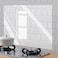 Dogxiong 4 Pack Kitchen Oil Proof Sticker Clear Wall Protector Transparent High Temperature Resistant Self-Adhesive Film Removable Paper for Cupboard Household (17.8 Inch * 27.5 Inch)